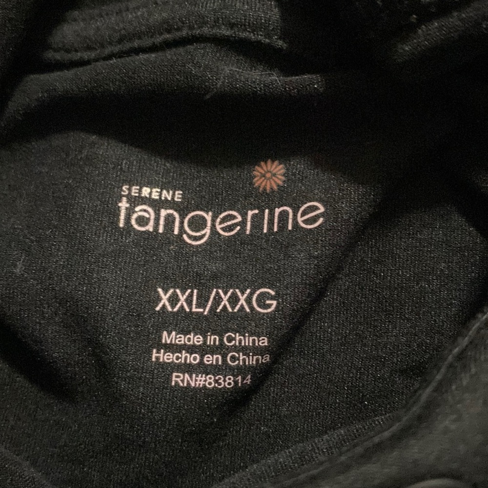 Serene, tangerine, extra extra large this is so soft, black, and his gray also